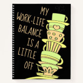 Leaning Pastel Coffee Cups Homemade Recipes  Notitieboek (Voorkant)