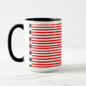 Leaning Santa Beagle Holiday Shopping Mok (Links)