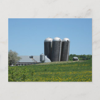 Leaning Silos van Williamstown briefkaart