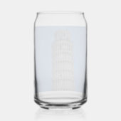 Leaning Tower at Dusk Blikvorm Glas (Voorkant)