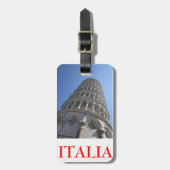 Leaning Tower/Italia Label Bagagelabel (Voorkant verticaal)