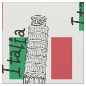 Leaning Tower od Piza Stof (Close Up)
