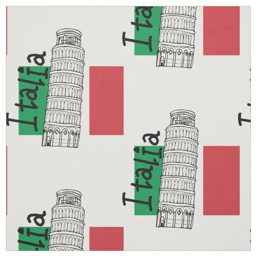 Leaning Tower od Piza Stof (Swatch)
