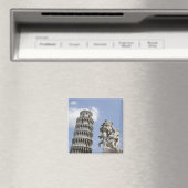 Leaning Tower of Pisa and Statue, Italië Magneet (Insitu (Vaatwasser))