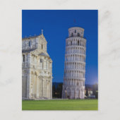Leaning Tower of Pisa at night Briefkaart (Voorkant)