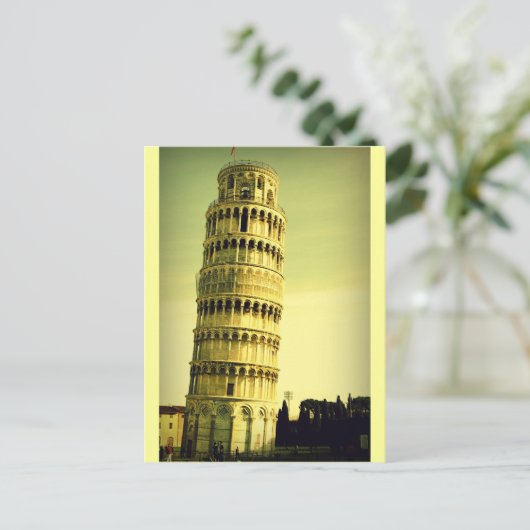 Leaning Tower of Pisa Briefkaart (Staand voorkant)