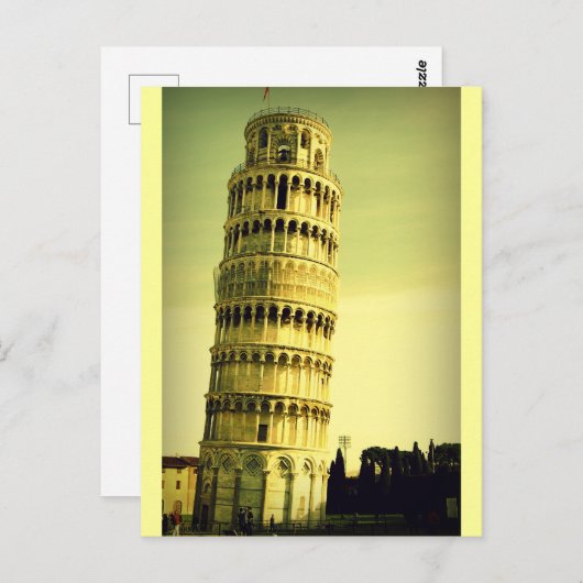 Leaning Tower of Pisa Briefkaart (Voorkant / Achterkant)