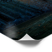 Leaning Tower of Pisa by night Perfect Poster (Hoek)