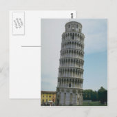 Leaning Tower of Pisa, Italië Briefkaart (Voorkant / Achterkant)