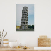 Leaning Tower of Pisa, Italië Poster (Keuken)