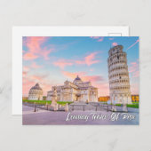 Leaning Tower Of Pisa, Italy Briefkaart (Voorkant / Achterkant)