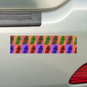 Leaning Tower of Pisa Pop Art Bumpersticker (Op auto)