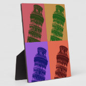Leaning Tower of Pisa Pop Art Fotoplaat (Zijkant)