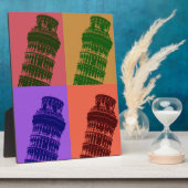 Leaning Tower of Pisa Pop Art Fotoplaat (Zijkant)