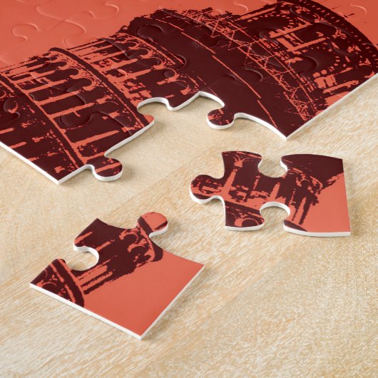 Leaning Tower of Pisa Pop Art Legpuzzel (Zijkant)