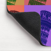 Leaning Tower of Pisa Pop Art Muismat (Hoek)