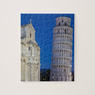 Leaning Tower of Pisa 's nachts Legpuzzel
