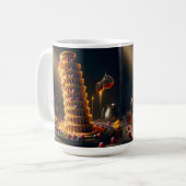 Leaning Tower of Yummy! Coffee Mug delux Koffiemok (Voorkant links)