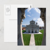 Leaning Tower Pisa, Italië Briefkaart (Voorkant / Achterkant)