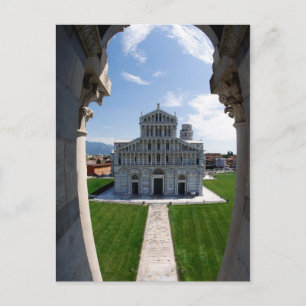 Leaning Tower Pisa, Italië Briefkaart