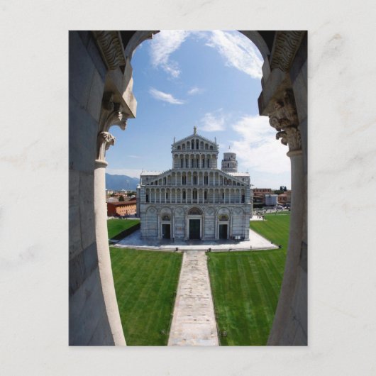 Leaning Tower Pisa, Italië Briefkaart (Voorkant)