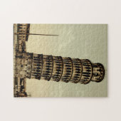 Leaning Tower Pisa Legpuzzel (Horizontaal)