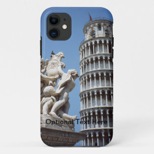 Leaning Tower van Pisa met Cherub Statue iPhone 11 Hoesje