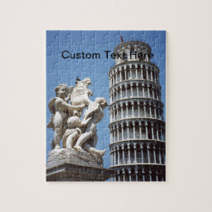 Leaning Tower van Pisa met Cherub Statue Legpuzzel