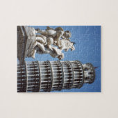 Leaning Tower van Pisa met Cherub Statue Legpuzzel (Horizontaal)