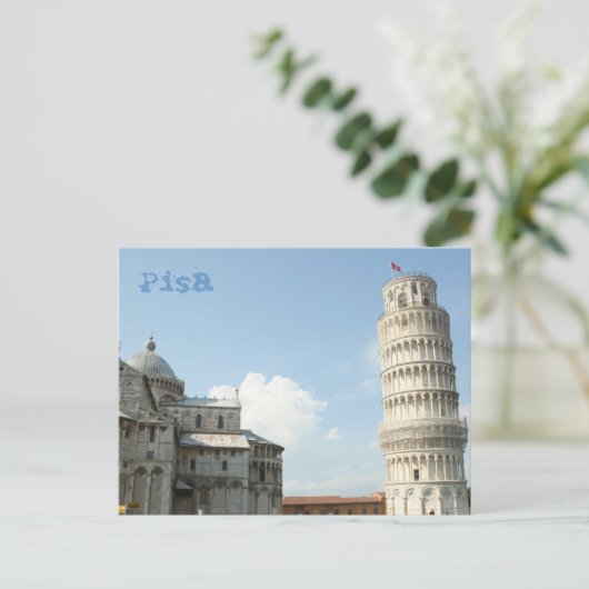 Leaningtoren Briefkaart (Staand voorkant)