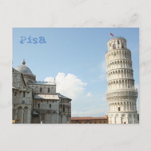 Leaningtoren Briefkaart (Voorkant)