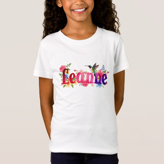 Leanne - Persoonlijk Shirt - Voor Kinderen (Voorkant)