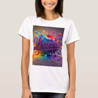 Leanne Persoonlijk Wit Shirt – Cadeau voor Haar