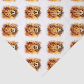 Leão Aquarela Tissuepapier (Detail)