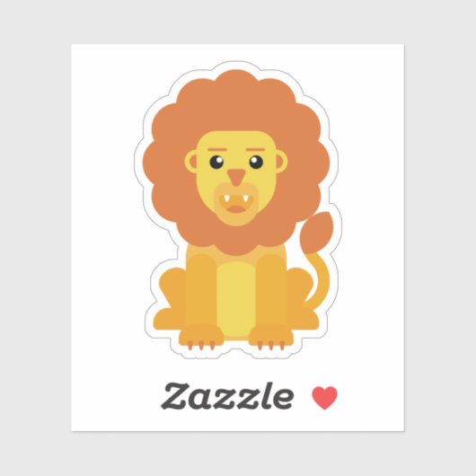 Leão Sticker (Vel)