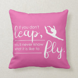 Leap - A Gymnast/Dancer Inspirerend Pillow Kussen