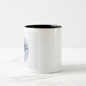 Leap and Love Lurcher Tweekleurige Koffiemok (Center)