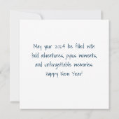 Leap Bolly Into 2024 Nieuwjaarsviering Cartoon Kaart (Achterkant)