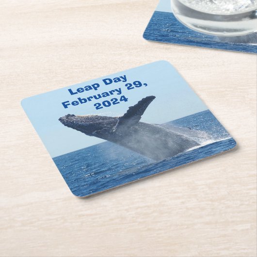 Leap Day 29 februari 2024 Kartonnen Onderzetters (Schuin)