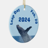 Leap Day 29 februari 2024 Keramisch Ornament (Rechts)