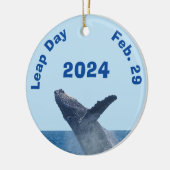 Leap Day 29 februari 2024 Keramisch Ornament (Links)