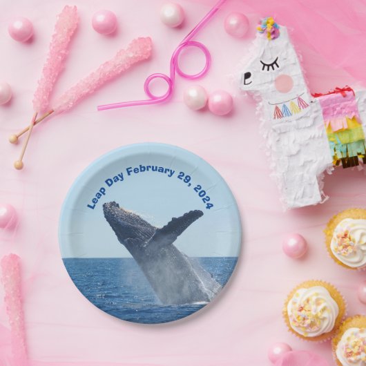 Leap Day 29 februari 2024 Papieren Bordje (Feest)