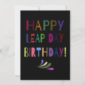 Leap Day Birthday | Je past je aan Aankondiging (Voorkant)