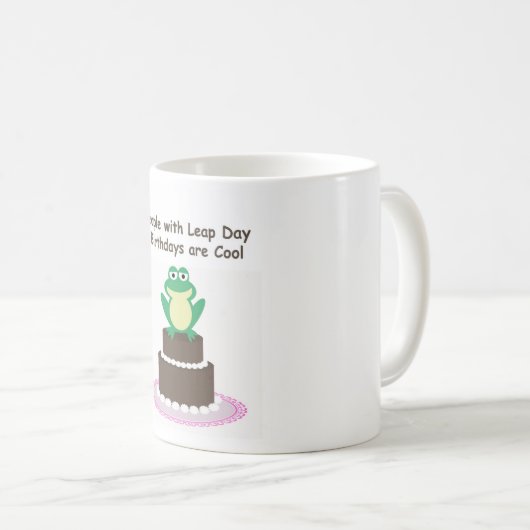 Leap Day Birthday Mok (Voorkant rechts)
