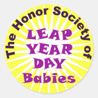 LEAP DAY CLUB RONDE STICKER