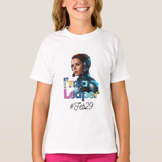 Leap Day: Een speciale verjaardag voor Leaplings T-shirt (Voorkant)