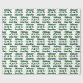 Leap Day Februari 29 Cadeaupapier (Vlak)