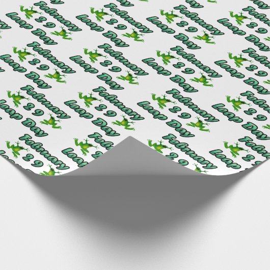 Leap Day Februari 29 Cadeaupapier (Hoek)