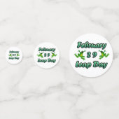 Leap Day Februari 29 Confetti (Voorkanten)