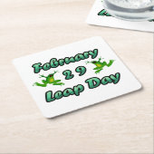 Leap Day Februari 29 Kartonnen Onderzetters (Schuin)